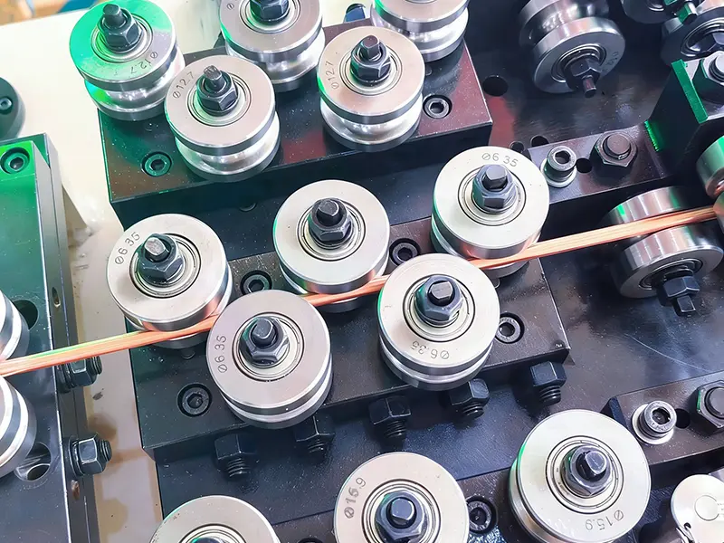 Melin rolio gwifren electromagnetig